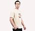 OASIS SKX STAMP TEE, OFF WHITE/GREY