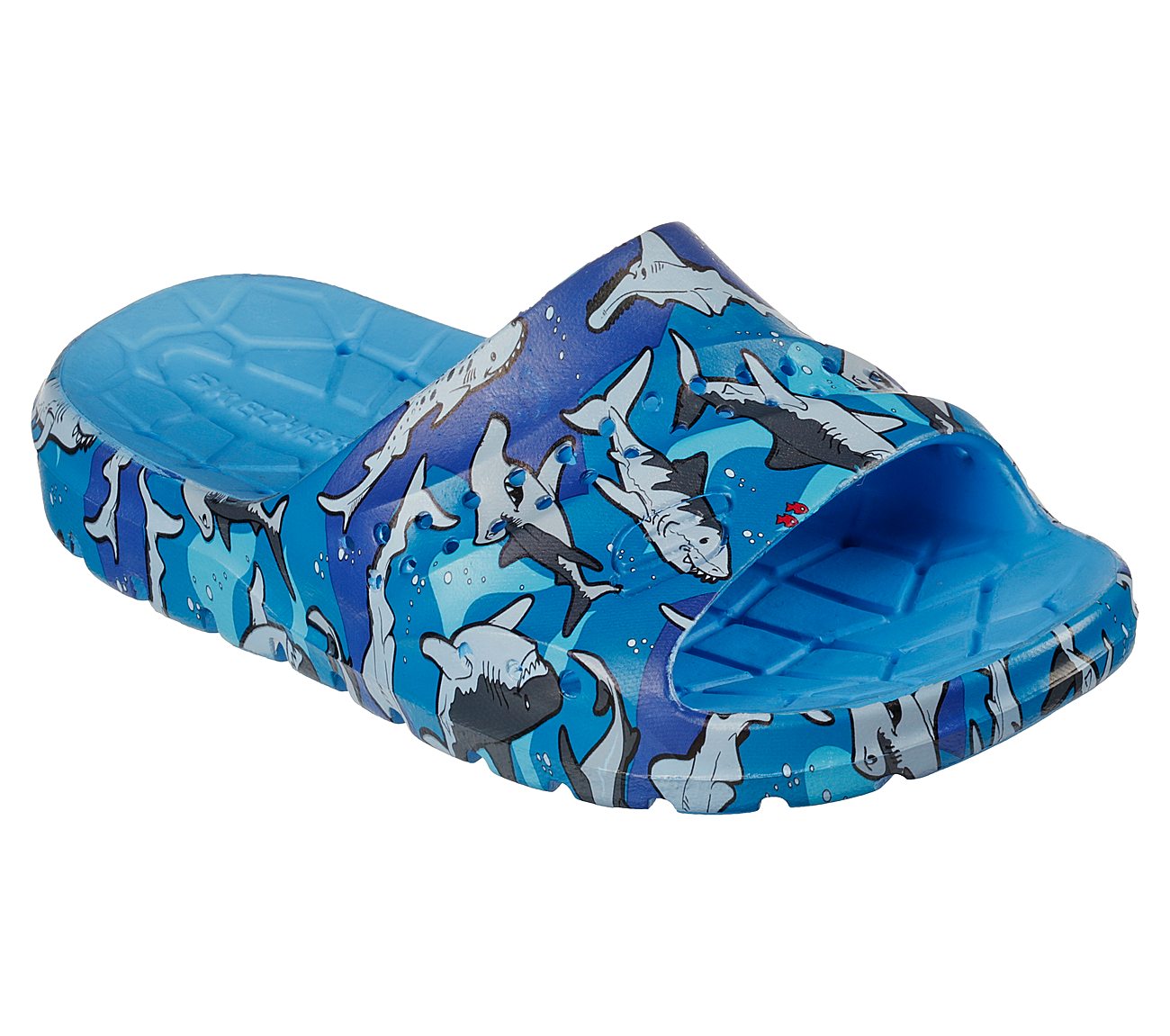 HOGAN - DANGEROUS WATERS, BLUE/LIGHT BLUE Footwear Right View