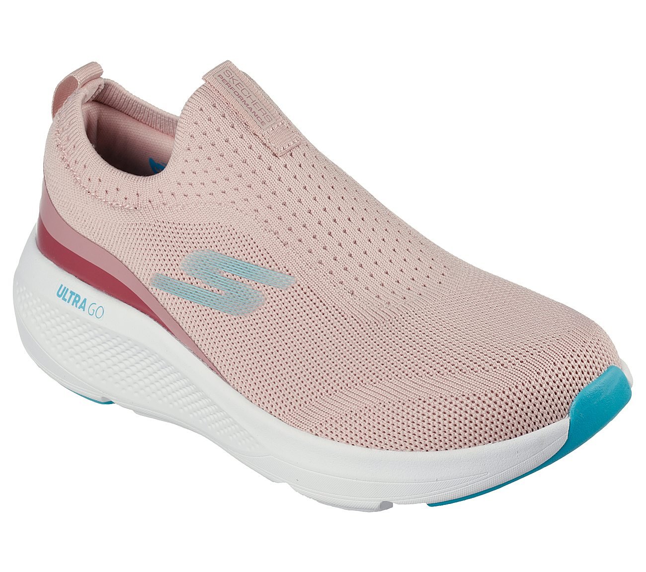 GO RUN ELEVATE - HOT STREAK, ROSE Footwear Lateral View