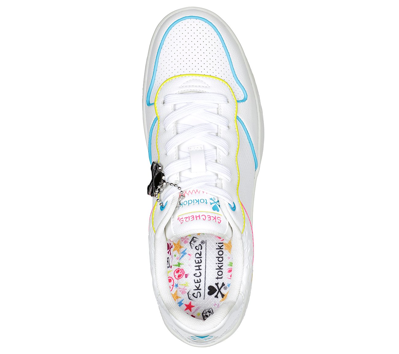 UPBEATS - RHYTHM, WHITE/MULTI Footwear Top View