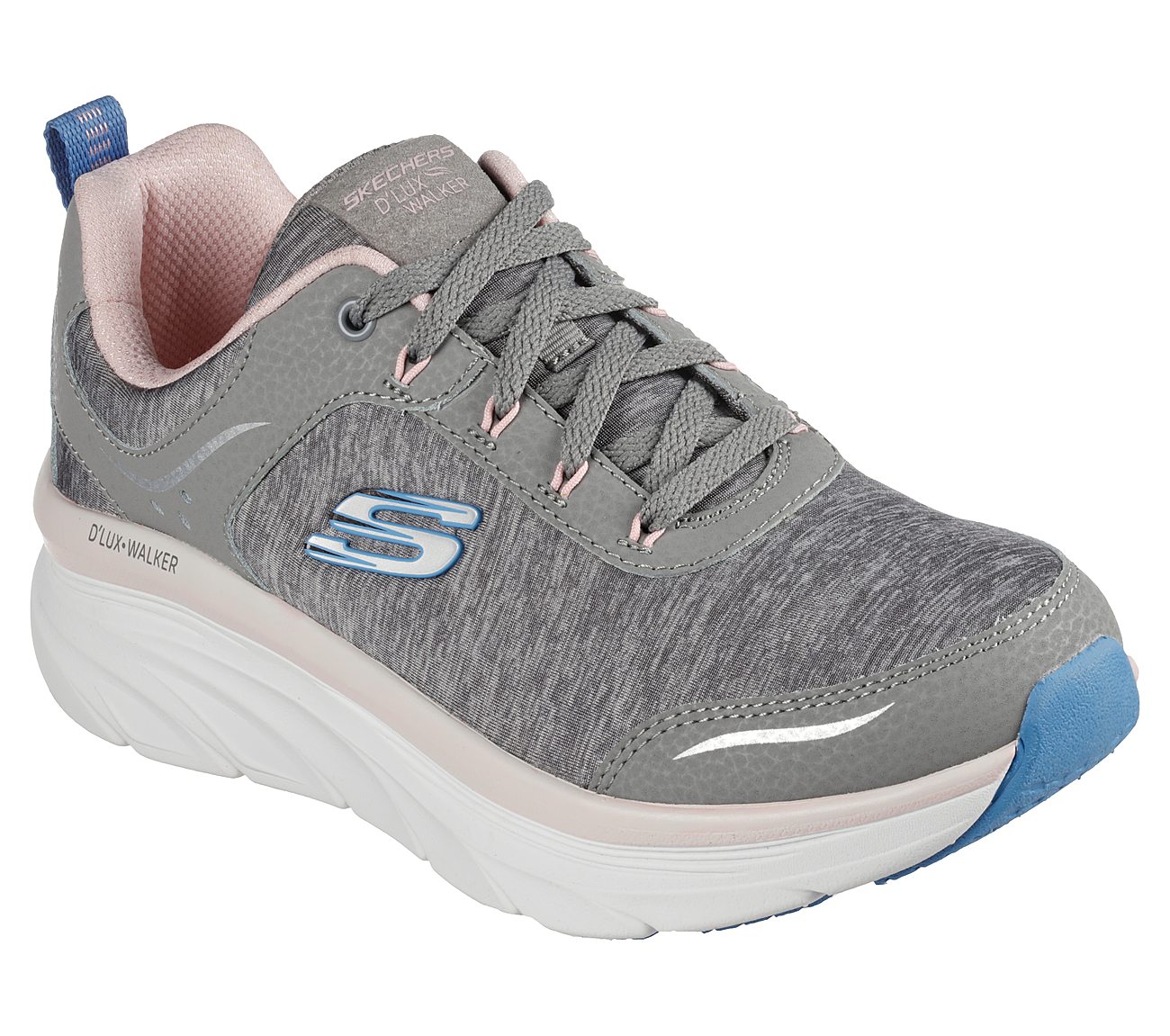 D'LUX WALKER-COOL GROOVE, GREY/PINK Footwear Lateral View