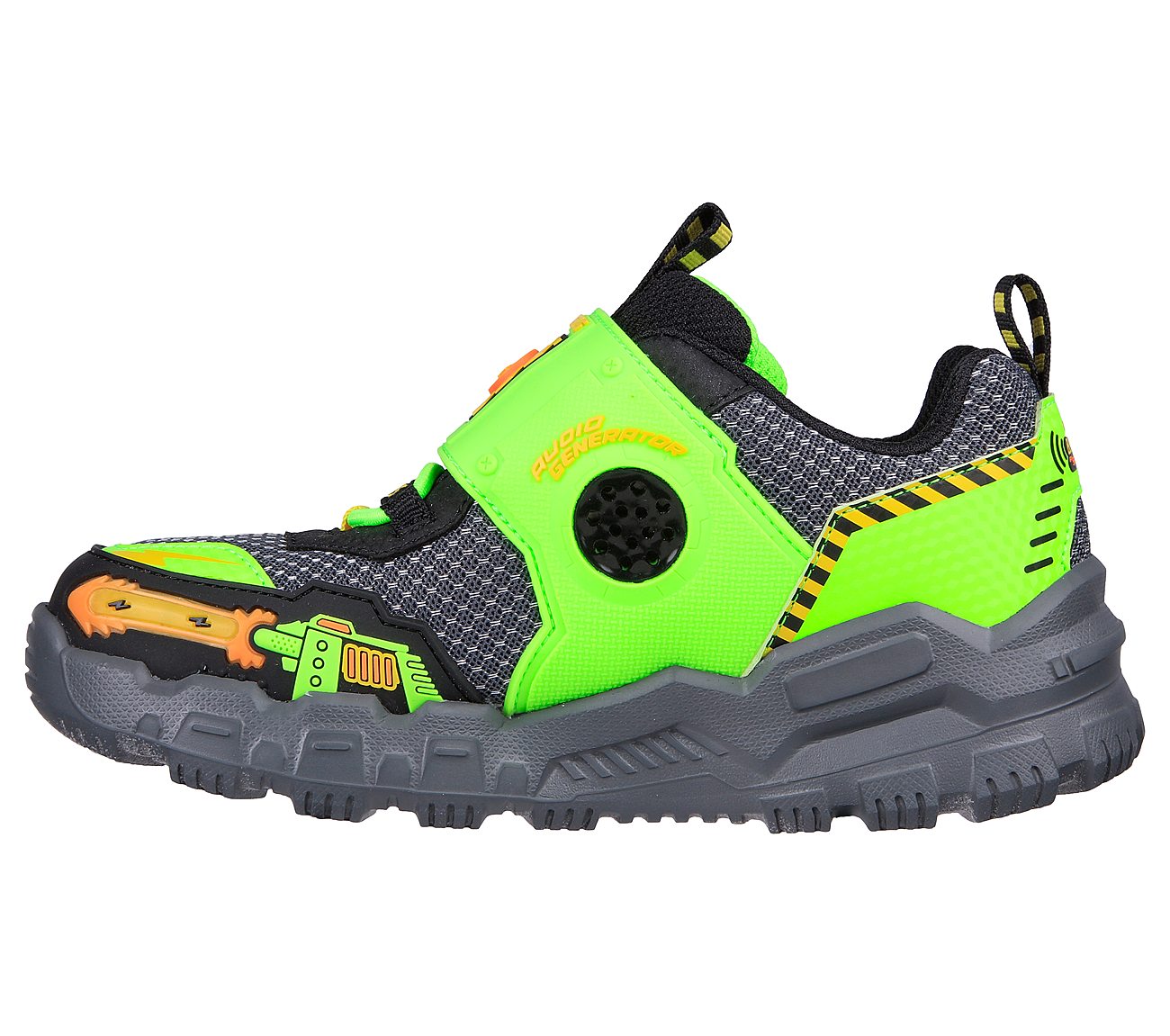 ADVENTURE TRACK-SOUND BLASTER, BLACK/LIME Footwear Left View