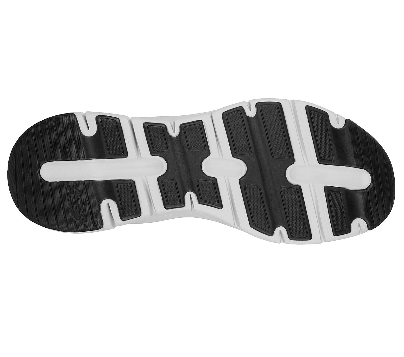 ARCH FIT, BLACK/WHITE Footwear Bottom View