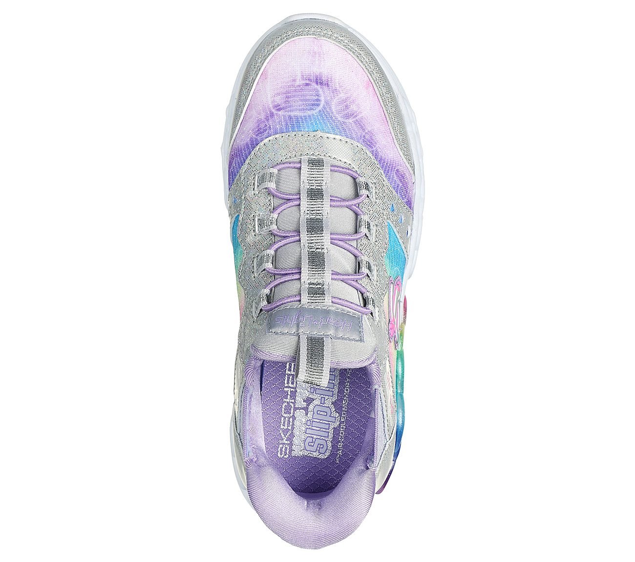 INFINITE HEART LIGHTS - ETERN, SILVER/MULTI Footwear Top View