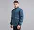 DOUBLE POCKET JACKET, TAUPE/BLUE