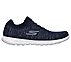 GO WALK LITE - FLORET, NAVY/WHITE Footwear Right View
