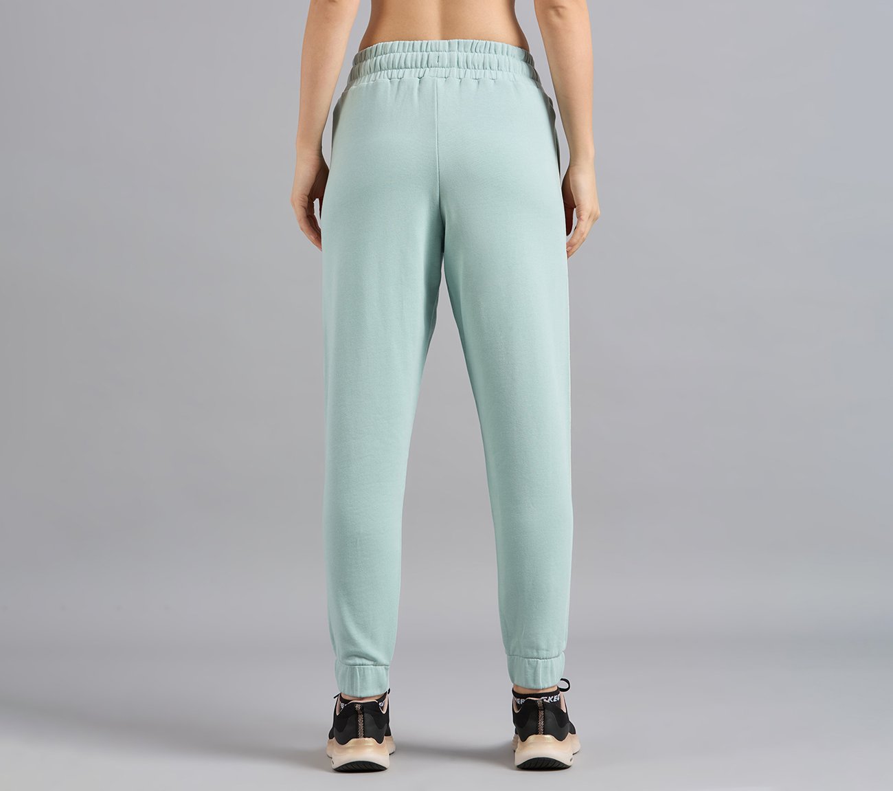 CONTRAST TAPE JOGGER, OFF WHITE/NAVY Apparels Left View