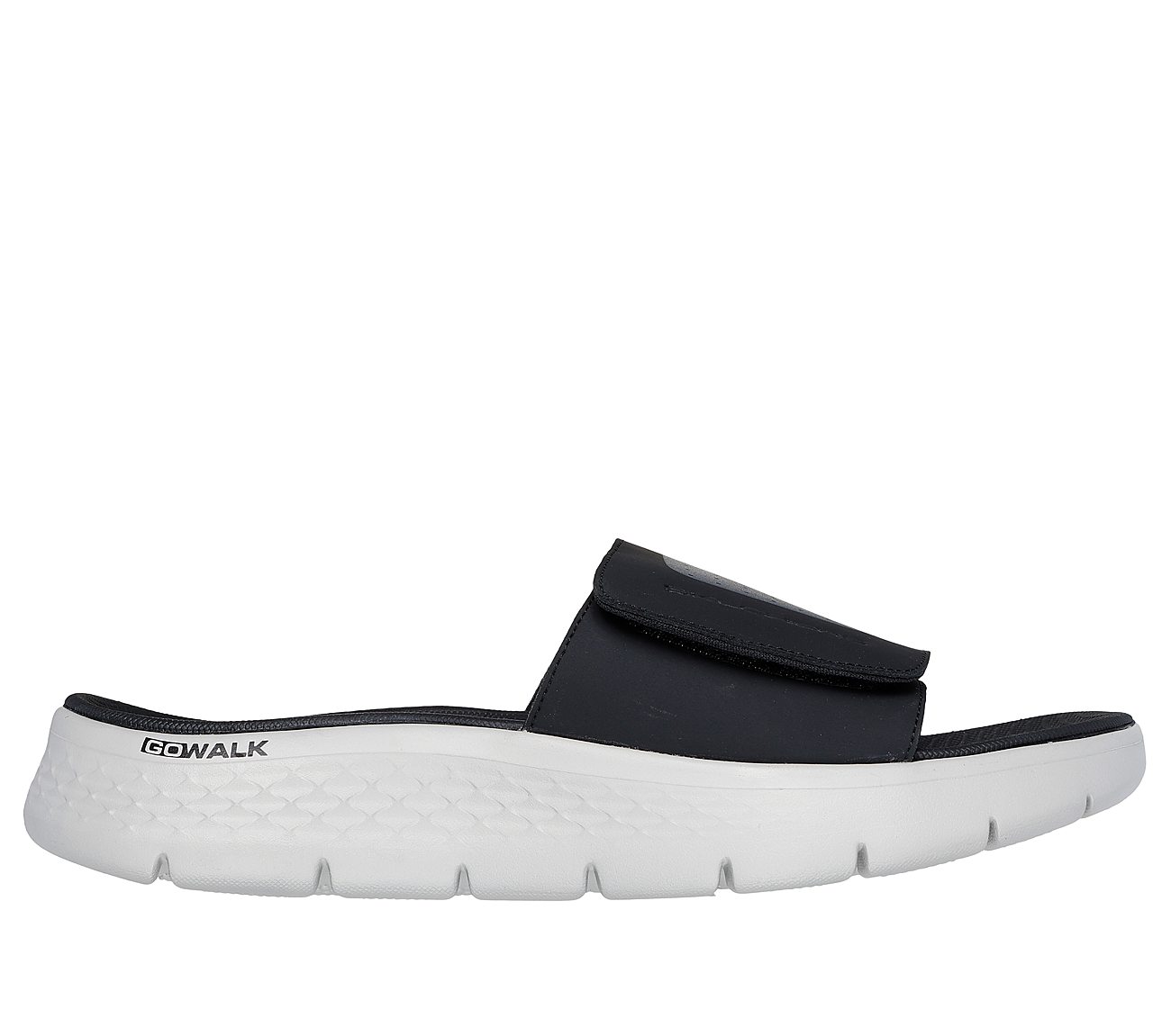 GO WALK FLEX SANDAL, BBBBLACK Footwear Lateral View