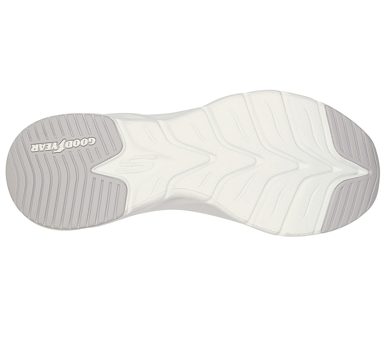 ARCH FIT GLIDE-STEP, WHITE/MULTI Footwear Bottom View