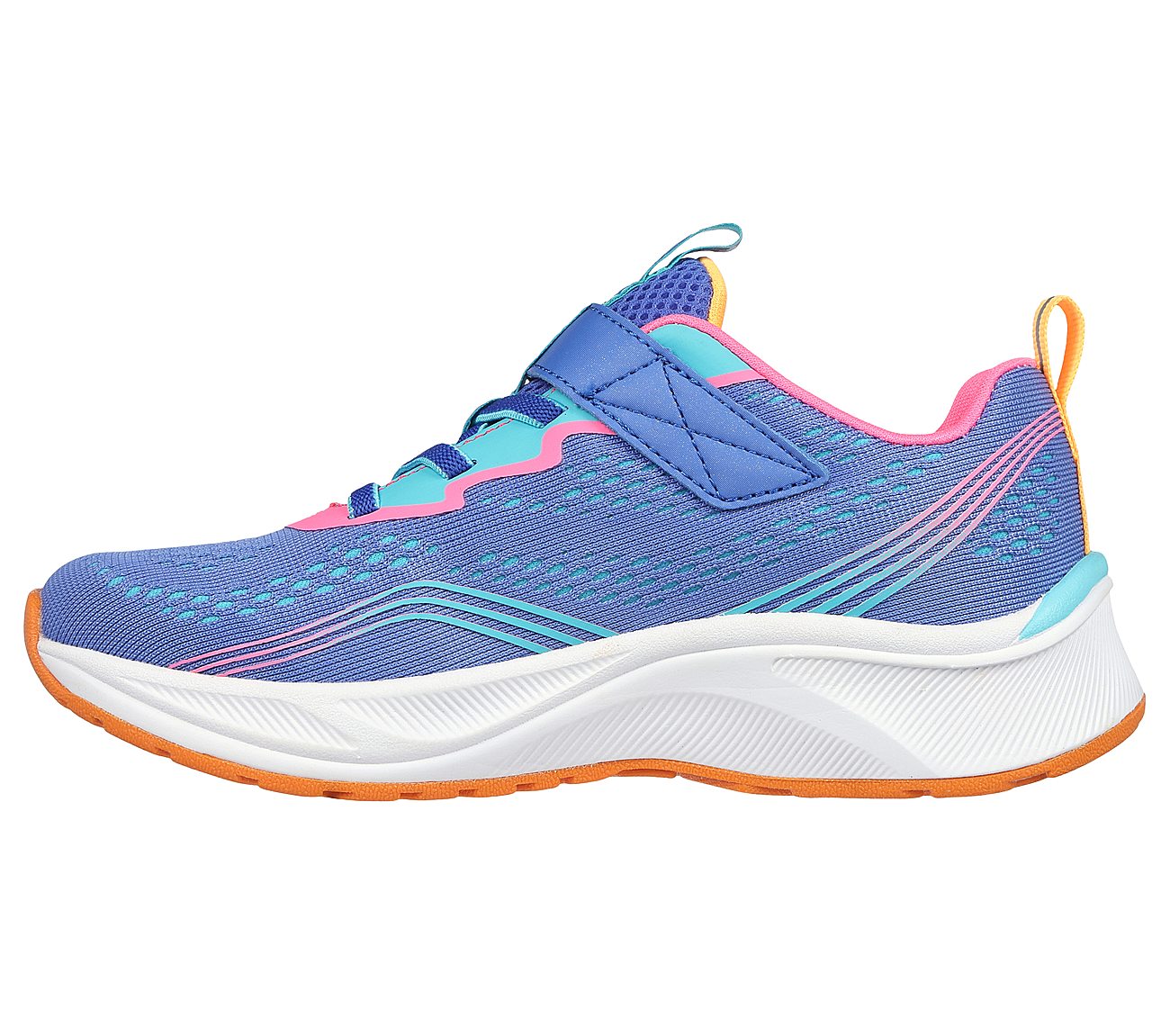 SKECHERS ELITE SPORT, BLUE / MULTI Footwear Left View