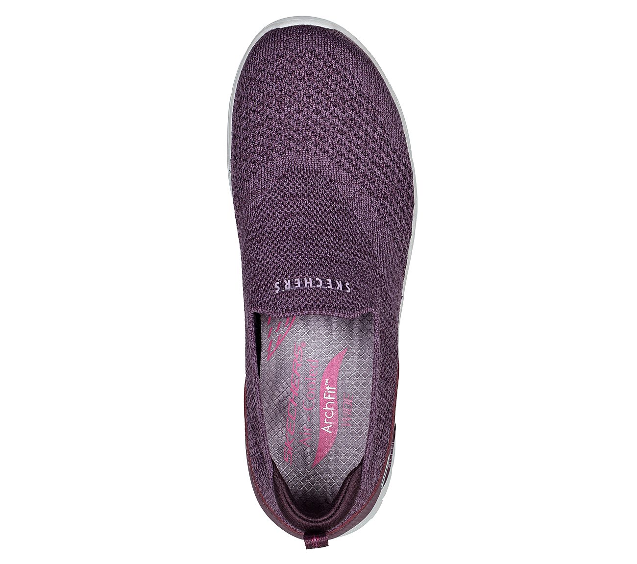 ARCH FIT REFINE - DON'T GO, PLUM Footwear Top View