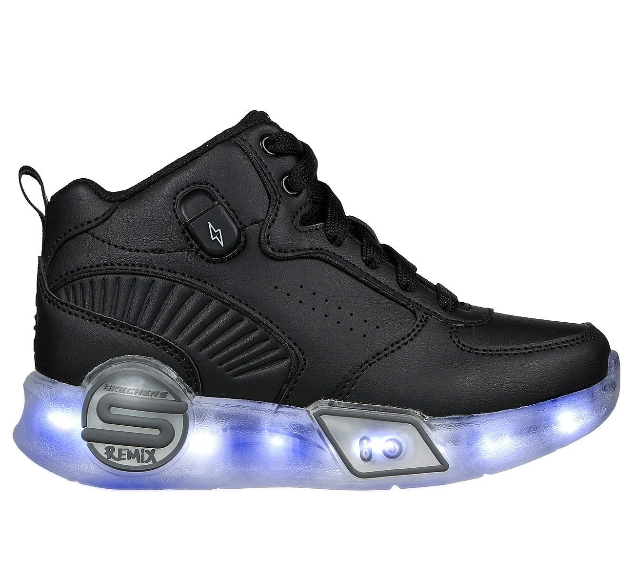 S-LIGHTS REMIX, BBBBLACK Footwear Right View