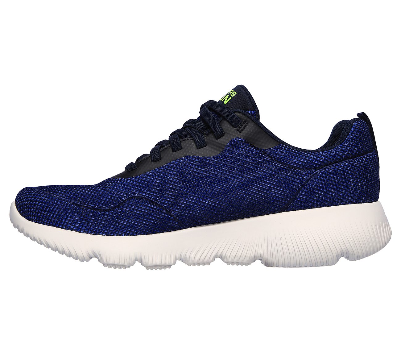 GO RUN FOCUS-FORGED, NAVY/GREEN Footwear Left View