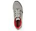 GO RUN PULSE - SPECTER, GREY/RED Footwear Top View