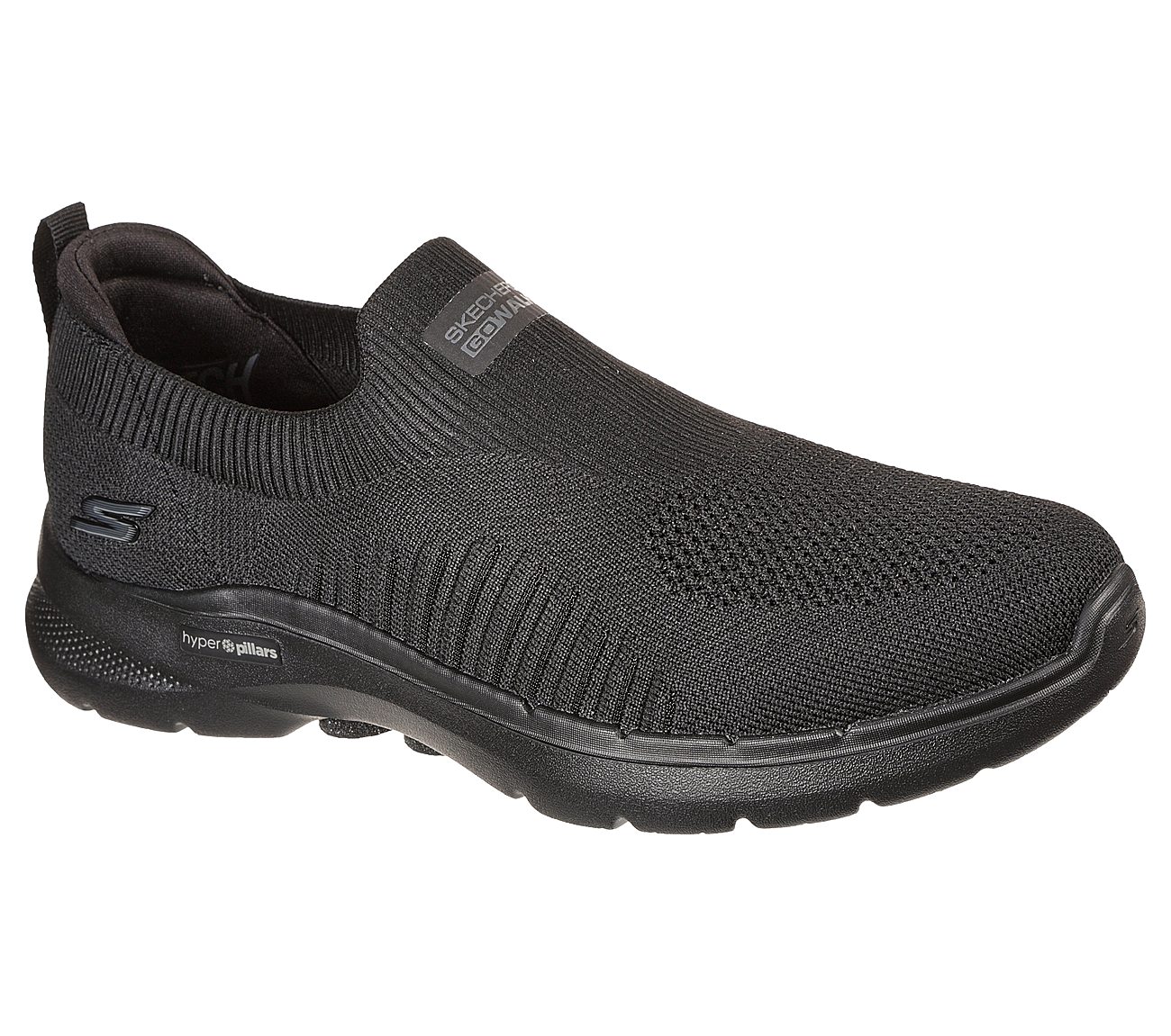 Skechers Black Go Walk 6 Mens Slip On Shoes Style ID: 216205 | India