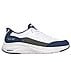 CONTOUR FOAM - COZY FIT, WHITE/NAVY Footwear Lateral View