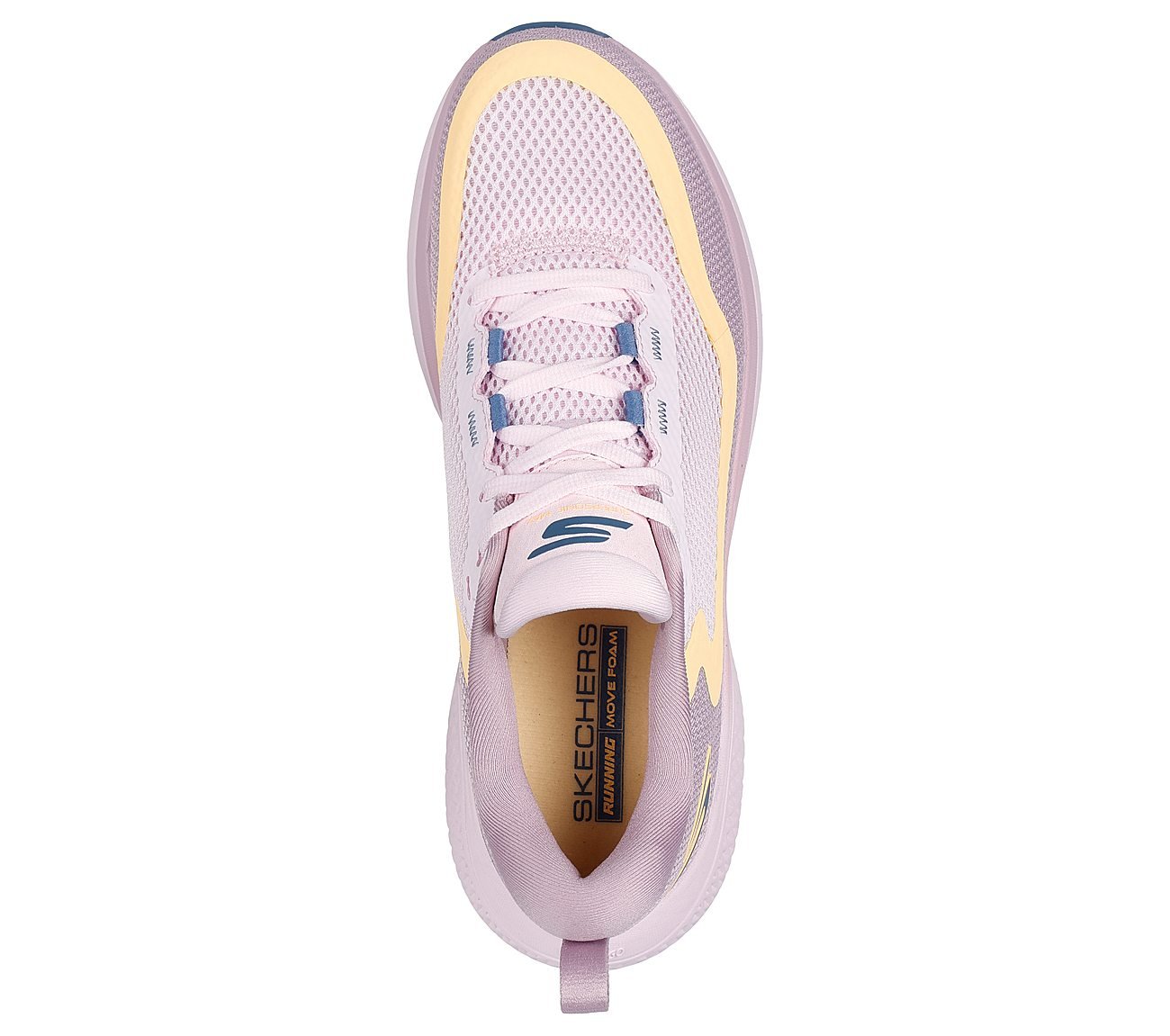 GO RUN SUPERSONIC MAX, MAUVE Footwear Top View