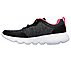 GO RUN FOCUS-SHADE, BLACK/HOT PINK Footwear Left View
