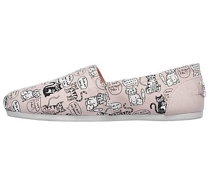 BOBS PLUSH - QUOTE ME, LLLIGHT PINK Footwear Left View