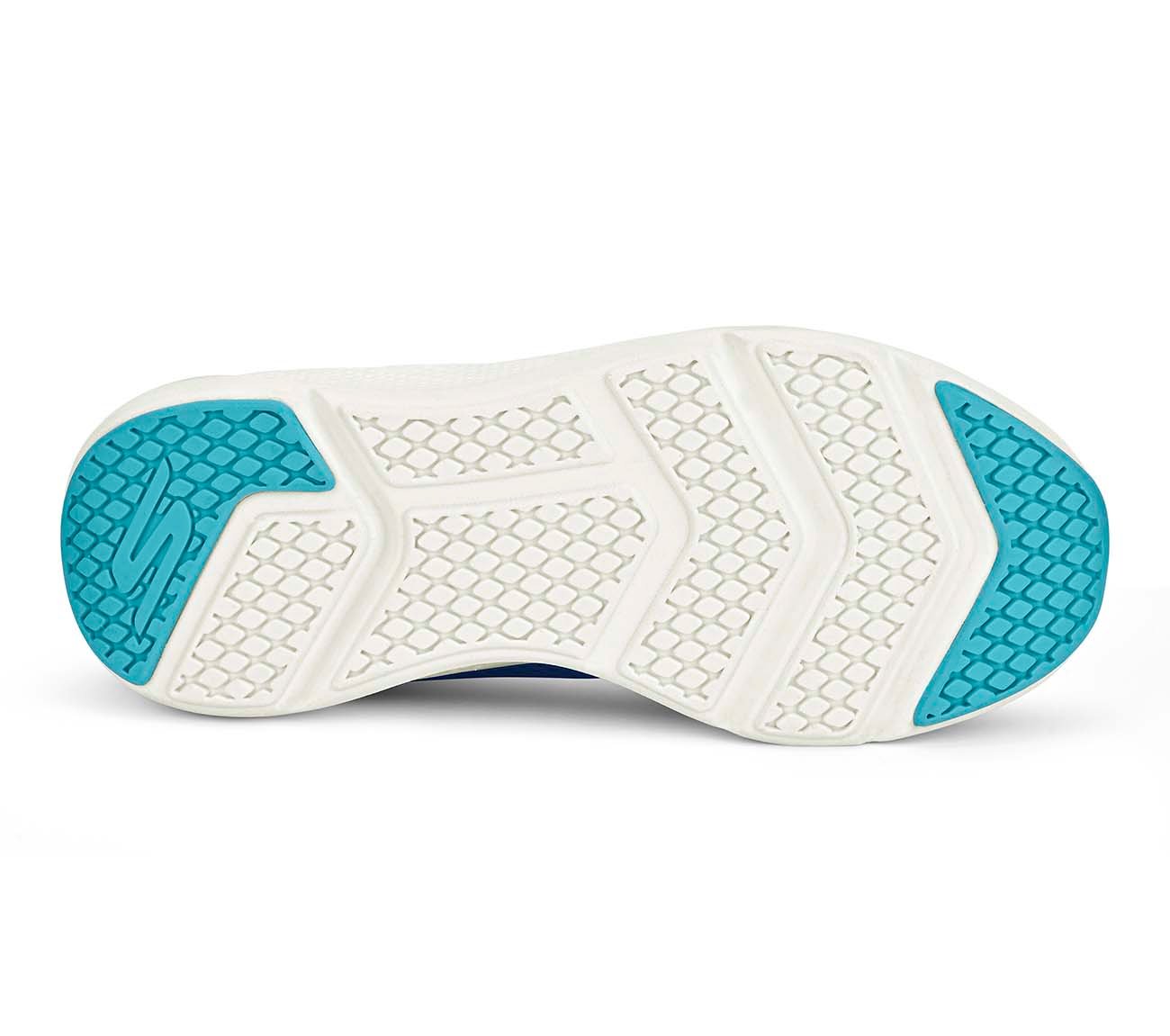 GO RUN ELEVATE, BLUE/AQUA Footwear Bottom View