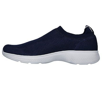 Skechers Navy/Grey Go Walk 4 Intend Mens Slip Ons - Style ID: 54692 | India