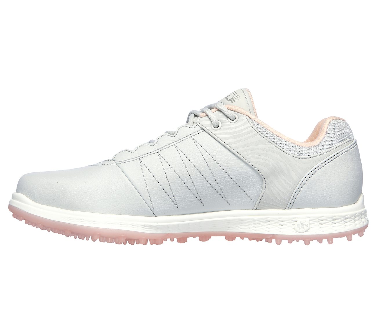 GO GOLF PIVOT, LIGHT GREY/PINK Footwear Left View
