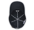 BOBS PAW PRINT TWILL WASHED HAT, BBBBLACK Accessories Right View