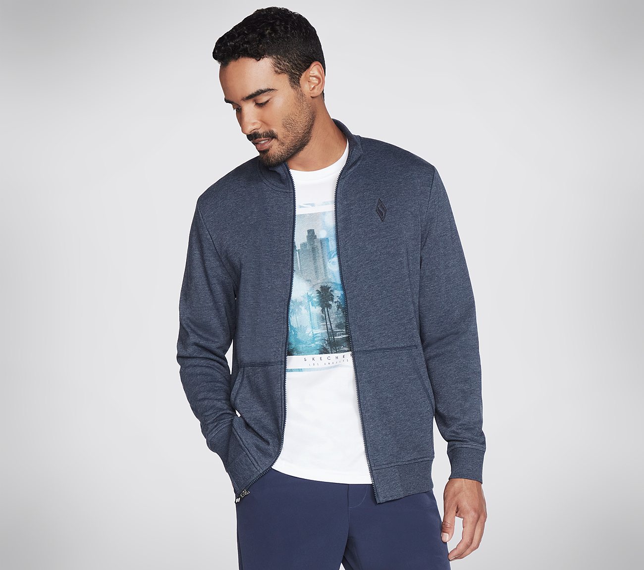 THE HOODLESS HOODIE GOWALK EV, NNNAVY Apparel Lateral View