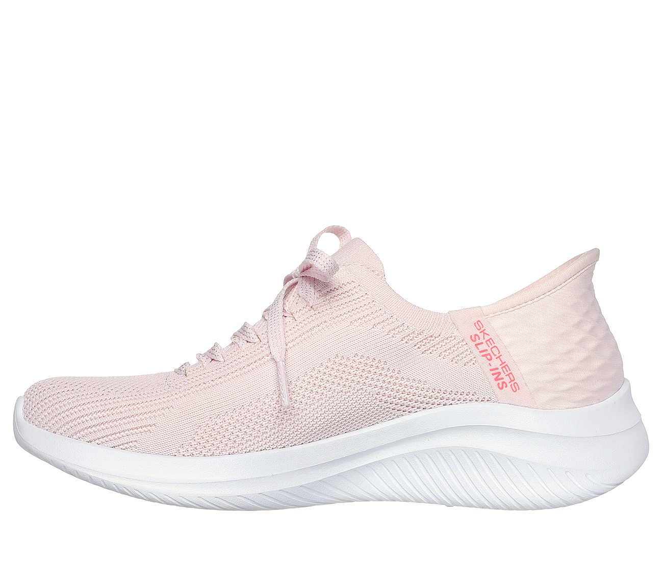 SKECHERS SLIP-INS: ULTRA FLEX 3.0 - BRILLIANT, LLLIGHT PINK Footwear Left View