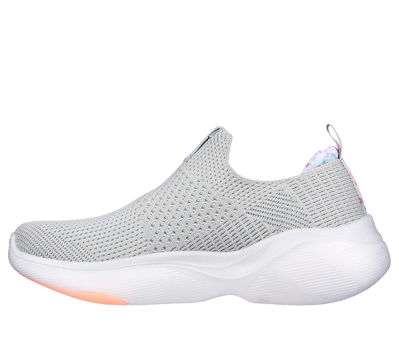 ARCH FIT INFINITY, LIGHT GREY/CORAL Footwear Left View