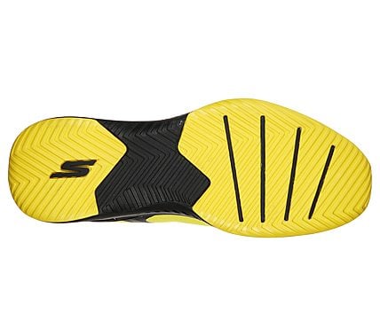 GO TRAIN VENOM-RECLUSE, BLACK/YELLOW Footwear Bottom View