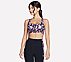 MISTY FLORAL ZIP FRONT BRA, BLACK/MAUVE Apparels Lateral View