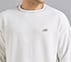 OVERSIZED CONTRAST FLATLOCK TEE, WHITE