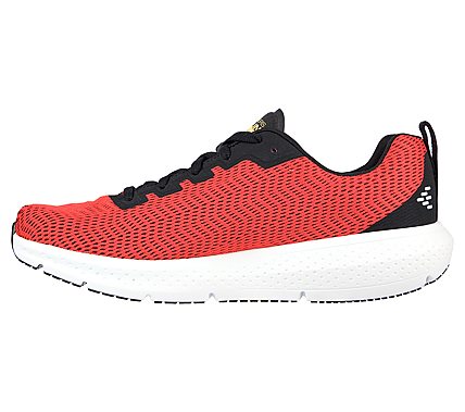 GO RUN SUPERSONIC, RED/BLACK Footwear Left View