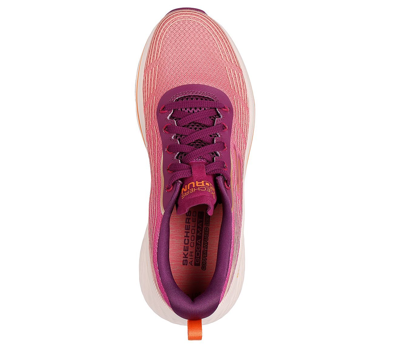 MAX CUSHIONING ELITE 2, RASPBERRY Footwear Top View