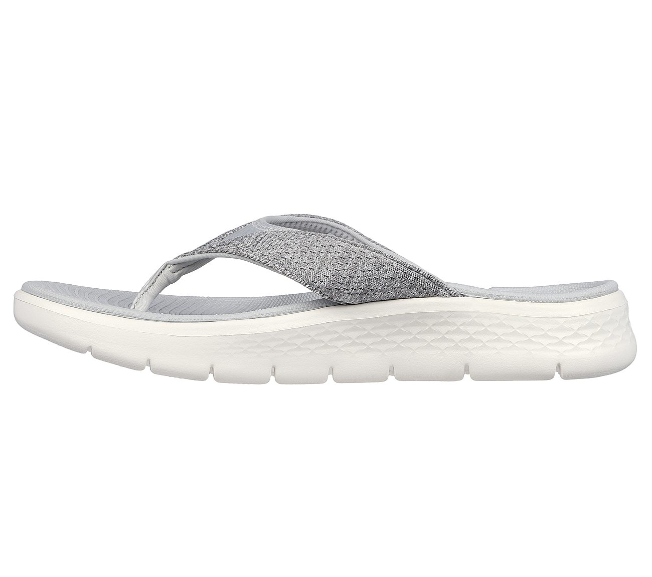 GO WALK FLEX SANDAL - SUNLIT, GREY Footwear Left View