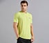 OVERBRANDING PICKLEBALL TEE, MINT/YELLOW