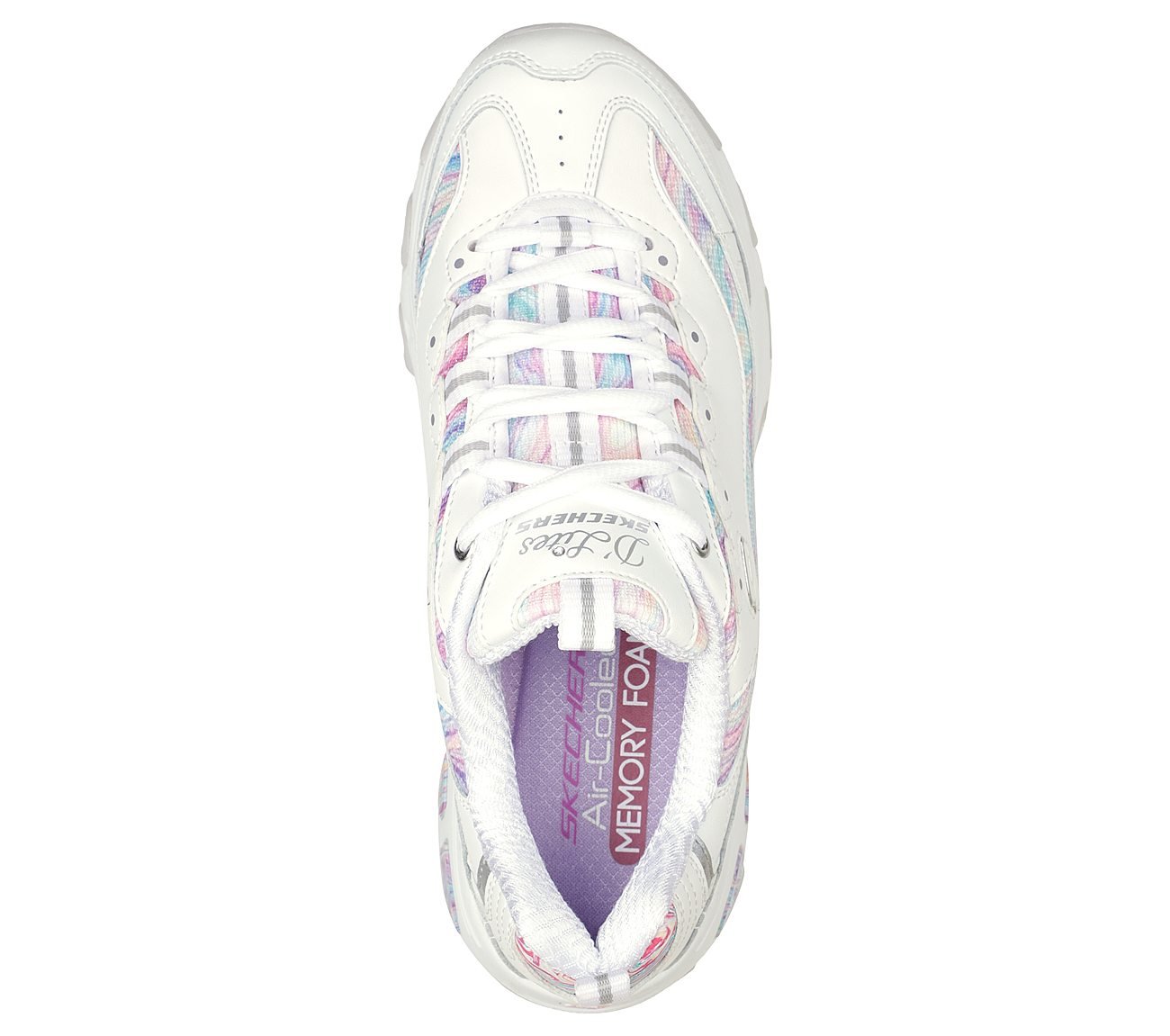 D'LITES-WHIMSICAL DREAM, WHITE/MULTI Footwear Top View