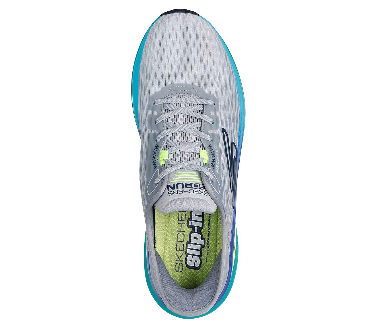 MAX CUSHIONING PROPULSION - V, GRAY/MT Footwear Top View