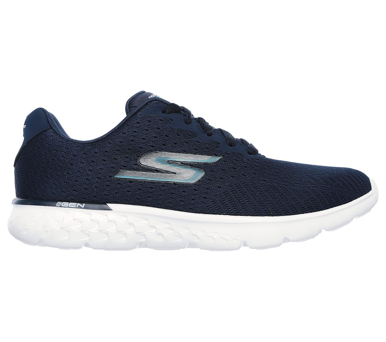 GO RUN 400 - SOLE, NAVY/WHITE Footwear Lateral View
