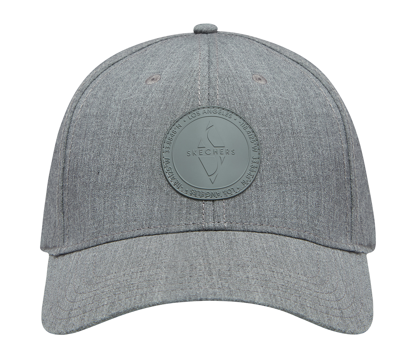 Baseball Hat, LIGHT GRAY  Lateral View