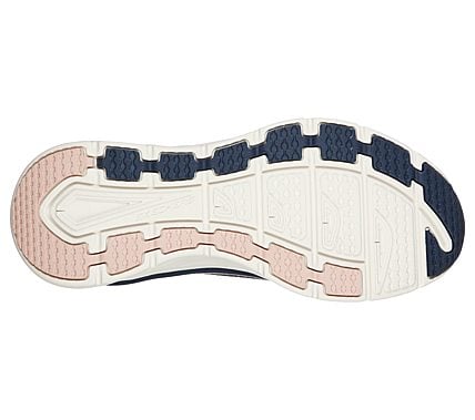 D'LUX WALKER-OUTSHINING, NAVY/ROSE GOLD Footwear Bottom View