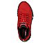 ARCH FIT ROAD WALKER, RED/BLACK Footwear Top View
