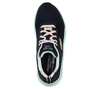 D'LUX WALKER-INFINITE MOTION, NAVY/LIGHT BLUE Footwear Top View