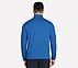 SKECH-KNITS BURST 1/4 ZIP, ROYAL Apparels Top View