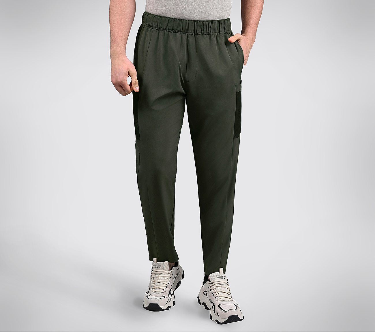 OASIS UTILITY BTM, OLIVE/BLACK Apparels Lateral View