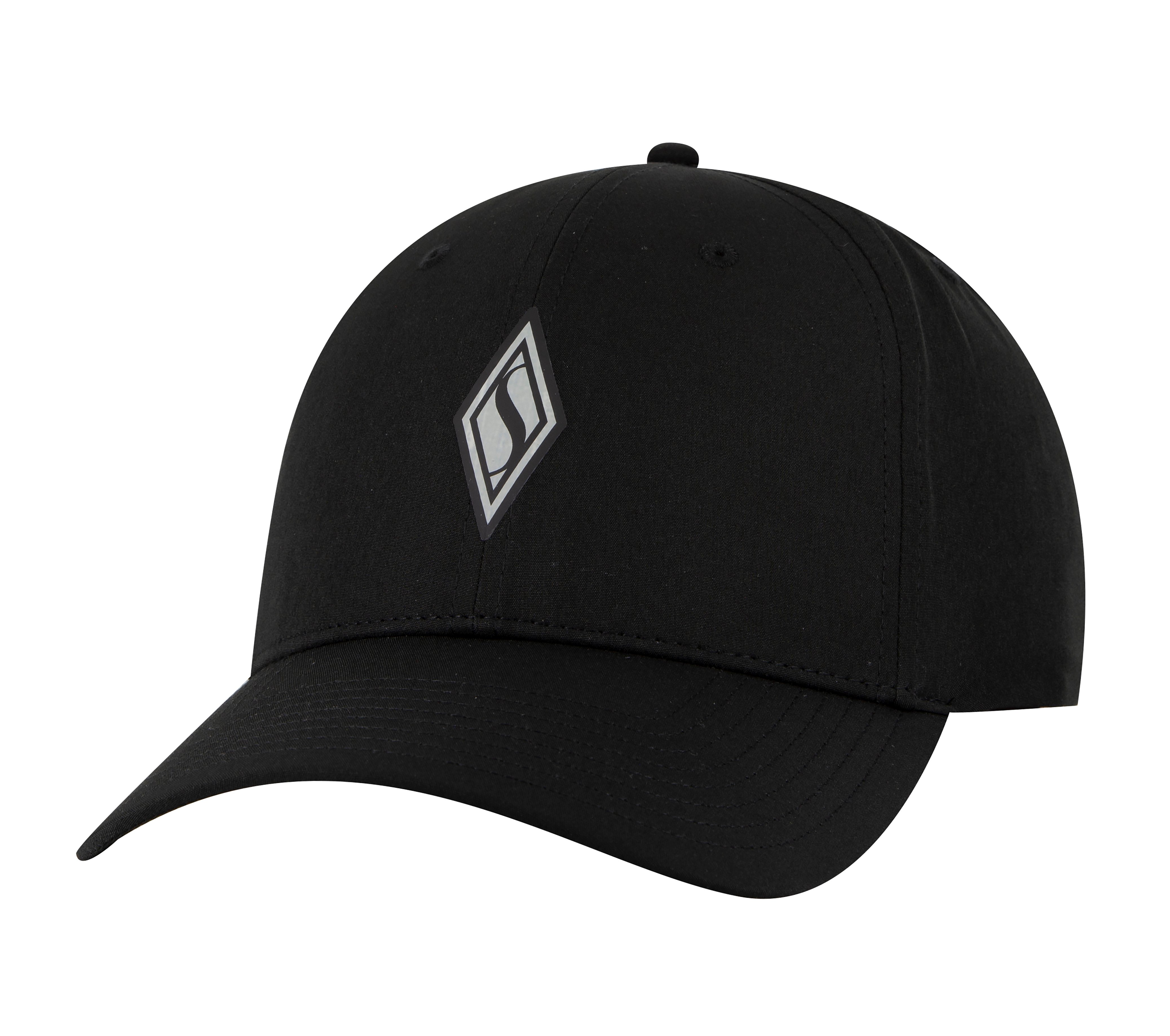 SKECHWEAVE DIAMOND SNAPBACK HAT, BLACK