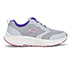 GO RUN CONSISTENT 2, GREY / PURPLE Footwear Lateral View