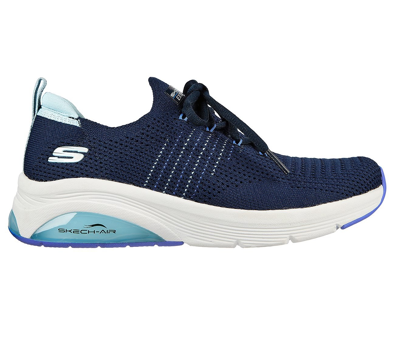 SKECH-AIR EXTREME 2.0-TIMELES, NAVY/LIGHT BLUE Footwear Right View