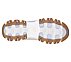 D'LITES-SWEET THINGS, NATURAL/MULTI Footwear Bottom View